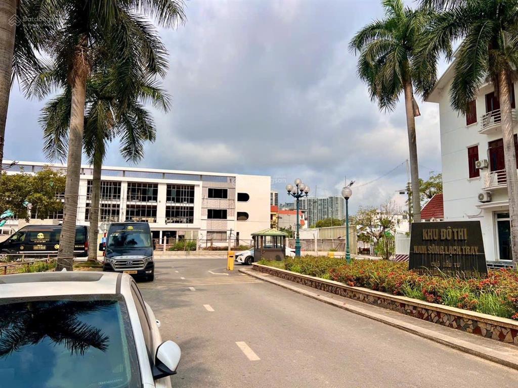 Đất lô góc 300m2 khu nam sông lạch tray. view công viên. giá 43tr/m2