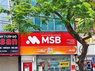 Siêu đẹp căn 76m x 3 tầng. mt 6.2m mặt phố tô hiệu. đang cho ngân hàng thuê 50tr/tháng. giá 26 tỷ
