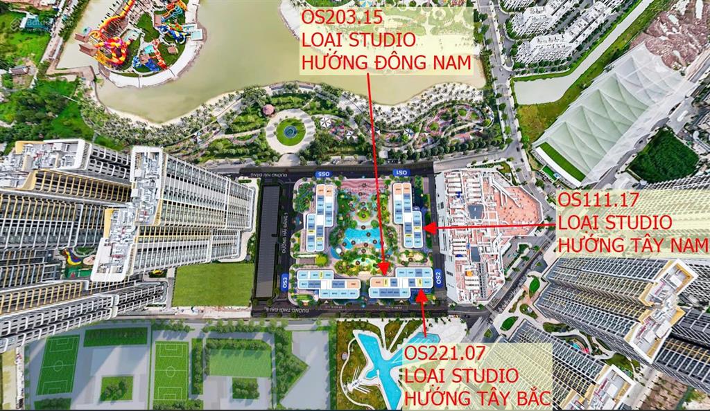 Top 3 căn studio the opus one giá mềm mua trực tiếp cđt vinhomes