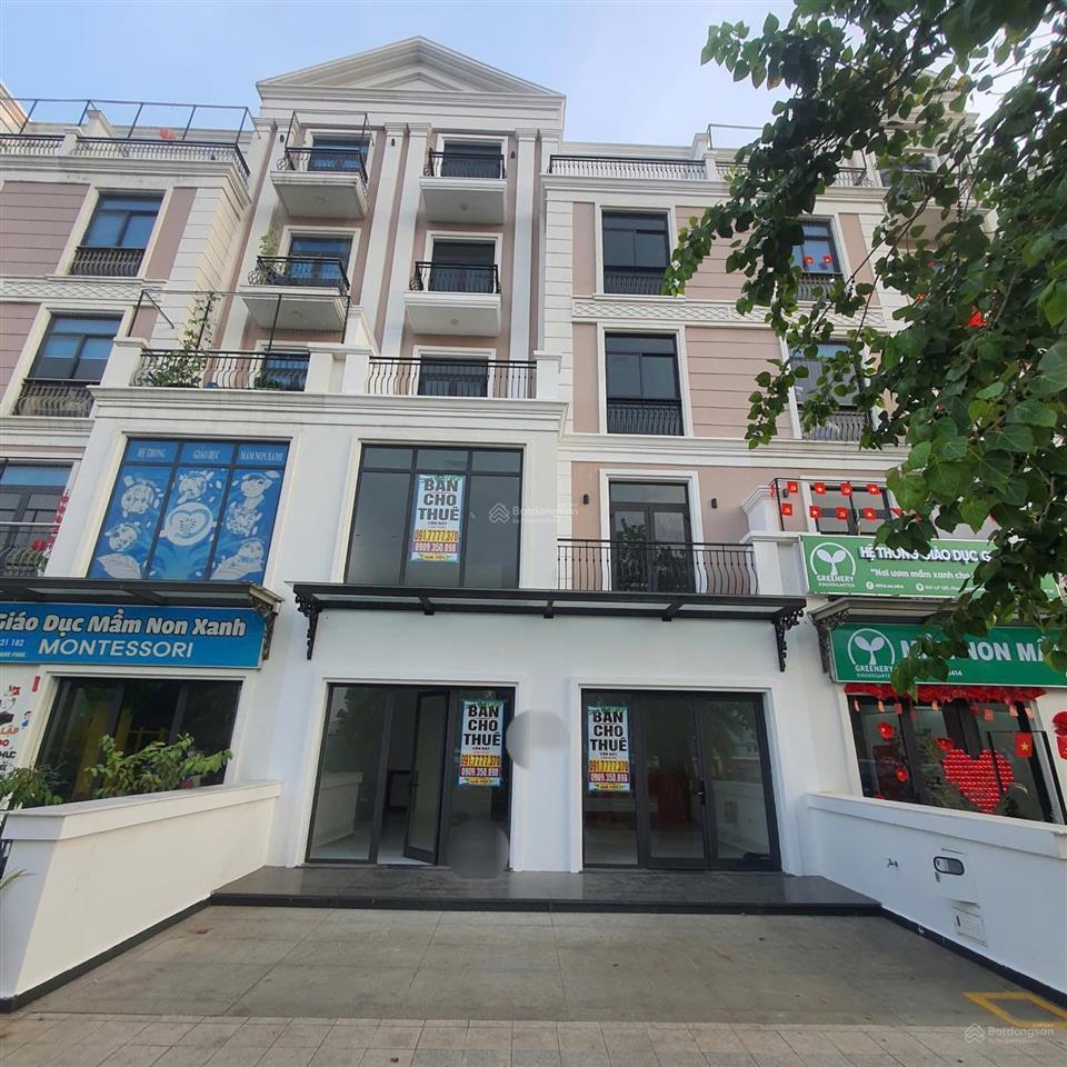 Cho thuê tòa nhà 6 tầng, hoàn thiện mới đẹp, vị trí mt nx  lp, đối diện vinschool, vinmec