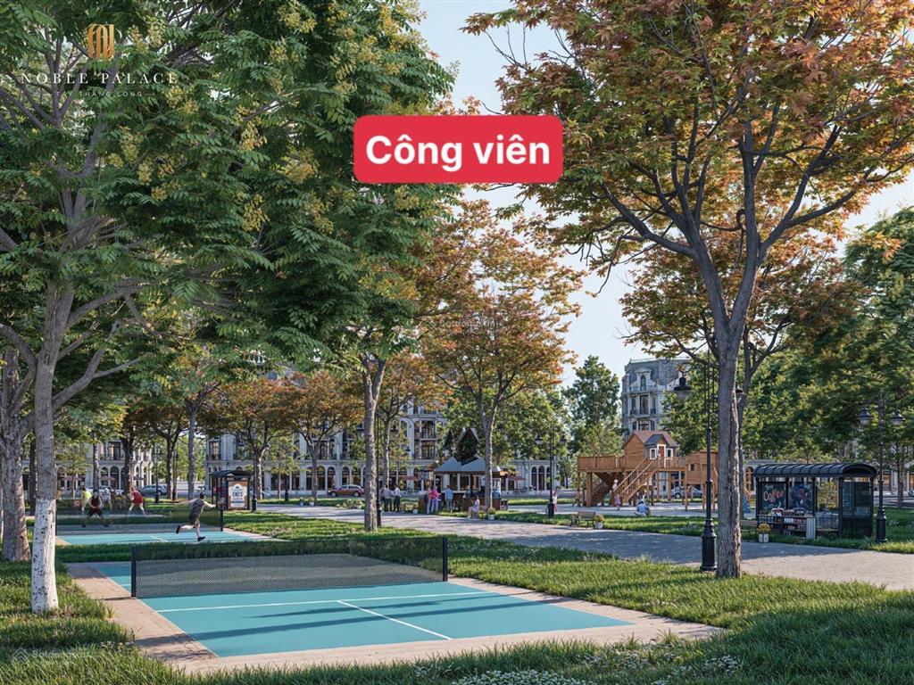 Căn 75m2 đối diện chung cư và 2 công viên lớn. 3 phút ra tới đường 24m và clubhouse, bể bơi