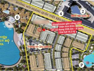 Căn 62m2 giá hơn 14 tỷ gần công viên. giá rẻ nhất dòng 62m2. gần trường quốc tế, sắp bàn giao nhà