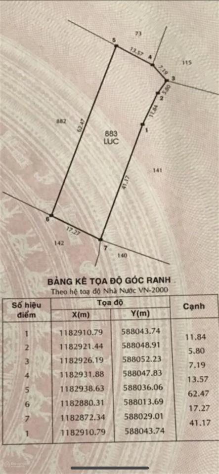 Cần bán hơn 1 sào đất lúa, đường đê số 2, xã tân nhựt, h. bình chánh, giá 1,25 tỷ