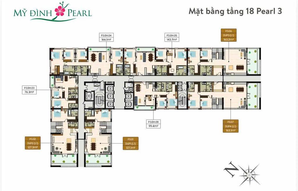 Cần tiền bán nhanh căn duplex 300m2 tòa pearl 3 tại dự án mỹ đình pearl 3  sdcc.  0978 826 ***