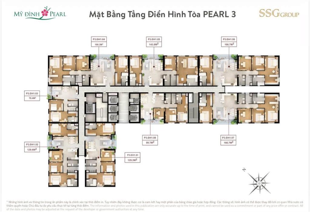 Cần tiền bán nhanh căn duplex 300m2 tòa pearl 3 tại dự án mỹ đình pearl 3  sdcc.  0978 826 ***