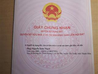 Chính chủ cần bán gấp mảnh đất tuyến 2 tỉnh lộ 419, đối diện ubnd xã hạ bằng, thạch thất, hà nội.