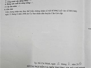 Cắt lỗ bán xây biệt thự dt 696 m2 có 300 m2 ont.sát ngay dự an vinhomes cần giờ.giá 38tr/m2