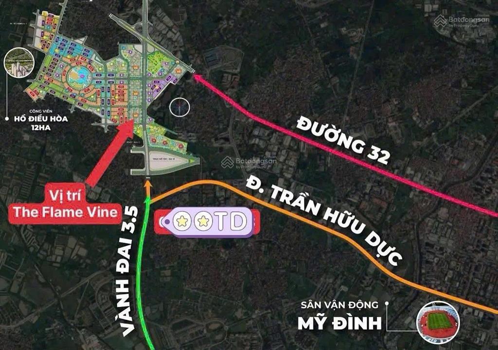 Quỹ ngoại giao căn hộ cao cấp the flame vine hh03 hinode royal park