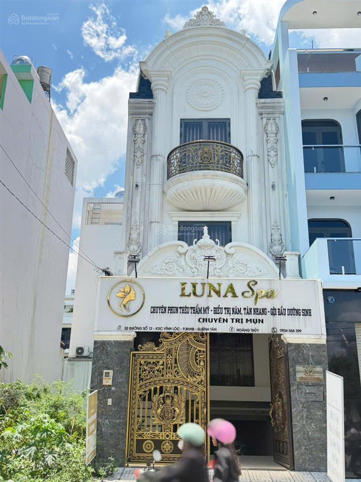 Bán nhà đẹp mặt tiền kinh doanh đường số 12, phường bình tân, 5x17m 5 lầu đang cho thuê làm spa