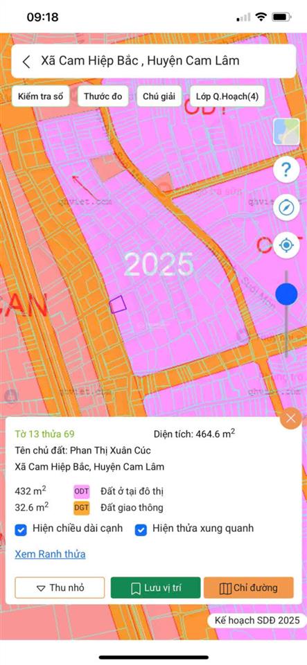 Bán lô góc siêu đẹp đường tránh ql1a 68m cam hiệp bắc, thổ cư 100%, tách được 4 lô giá siêu đẹp