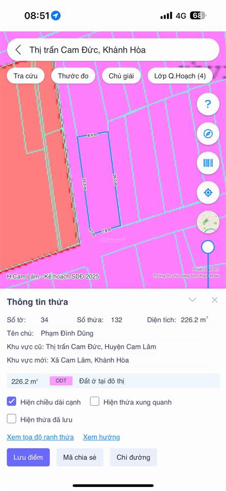 Cần bán lô góc ven đầm cam đức, khu giữ lại an toàn, đường nhựa, thổ cư 180m2, giá mềm