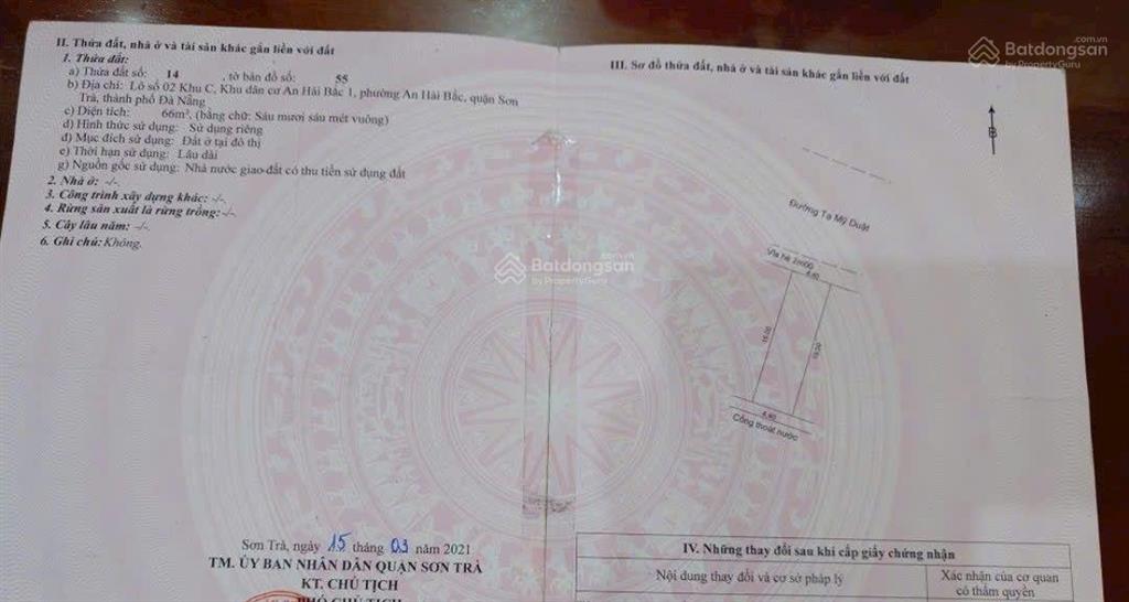 Bán nhà tạ mỹ duật. đường 10m5