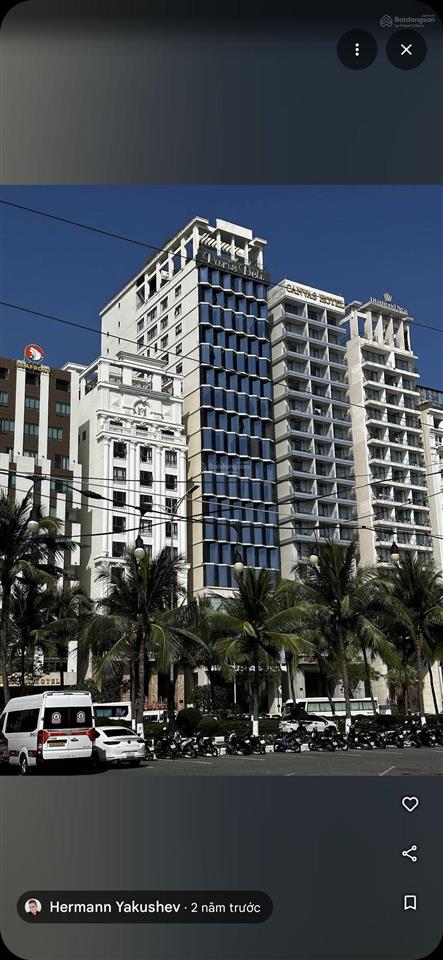 Bán khách sạn võ nguyên giáp. 600m2, 13 tầng, 85 phòng