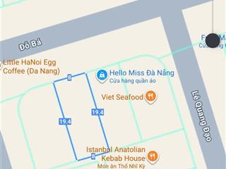 Bán đất mặt tiền đỗ bá. ngang 8m. 155m2 . sát trần bạch đằng