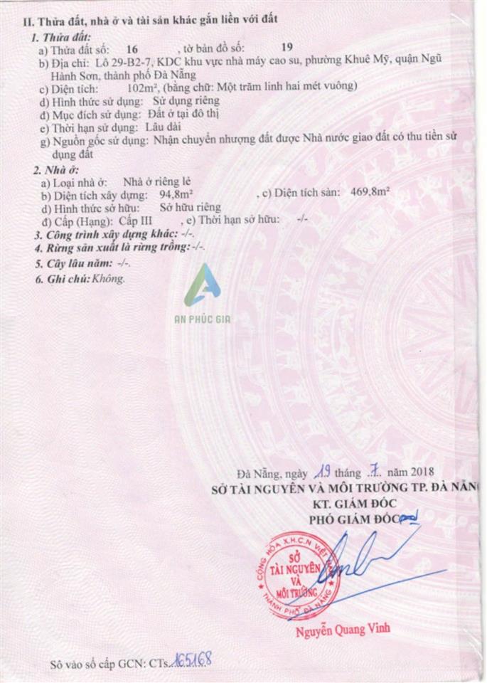 Bán tòa căn hộ 5 tầng khuê mỹ đông 15