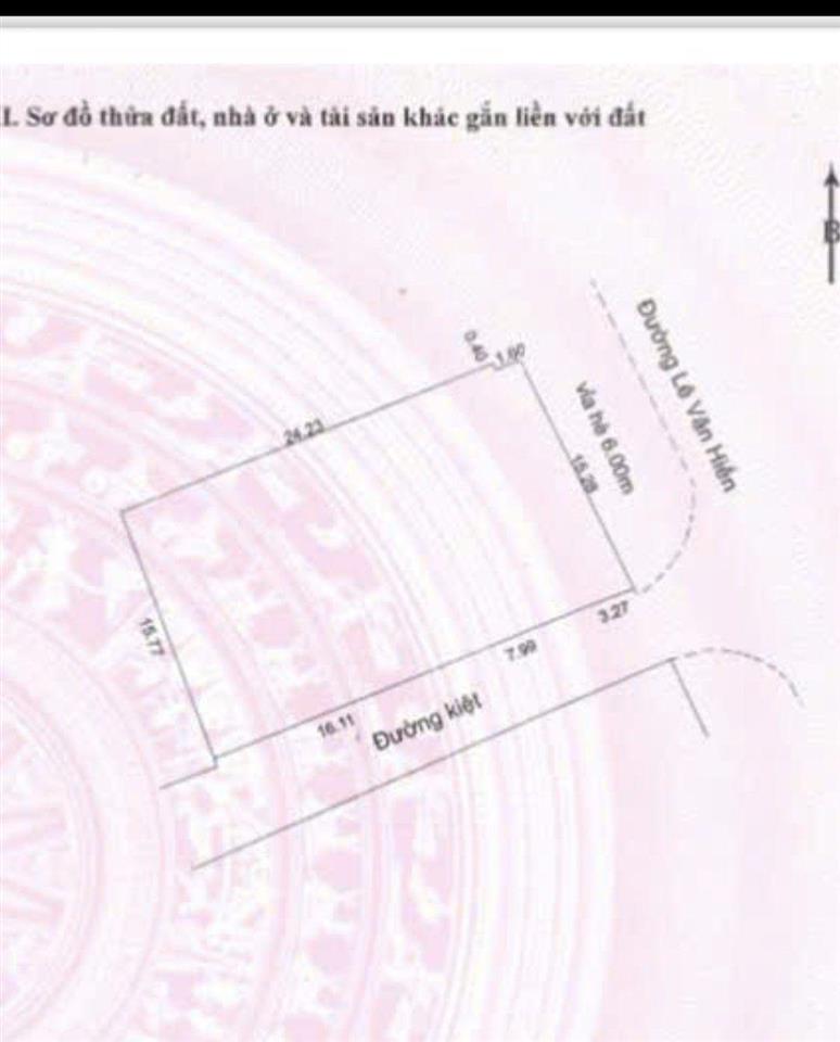 Bán đất 2 mặt tiền lê văn hiến. 413m². ngang 15m.