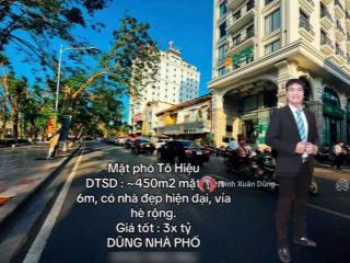 Bán nhà mặt phố tô hiệu mặt tiền 6m xây mới hiện đại thang máy