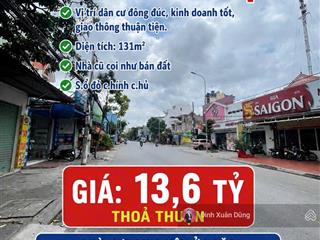 Bán nhà mặt đường ngô gia tự 131m² điểm đẹp giá tốt 13,6