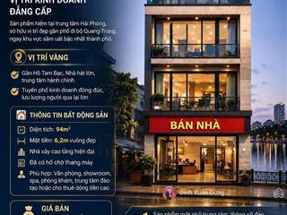 Bán gấp mặt phố lý thường kiệt mặt tiền 6,2m nhà đẹp giá giảm sâu chỉ còn 18 tỷ