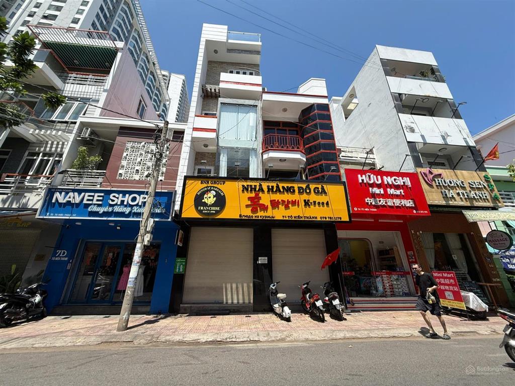 Cho thuê nhà 4 tầng mặt tiền đường tô hiến thành, ngang đẹp 7m. giá 80 triệu/tháng