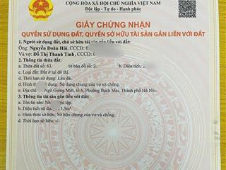 Chính chủ bán nhà 5 tầng phố bạch mai, sổ đỏ riêng