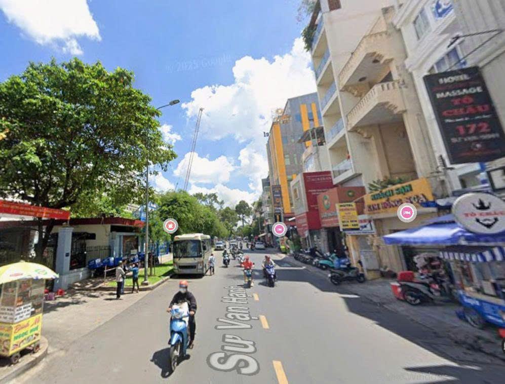 BÁN NHÀ MẶT TIỀN SƯ VẠN HẠNH, P9, Q5.DT:3,8X16, 1TR1L, GIÁ:23 TỶ