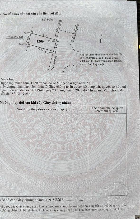 Bán đất thổ cư xây dựng liền. sổ mới giá rẻ gần sông