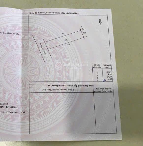 Cc bán đất nền hàng hiếm mặt tiền chu văn an, an phước, huyện long thành, giá thỏa thuận, 120m2