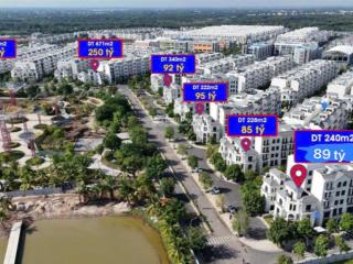 Bán biệt thự vinhomes grand park. quận 9, tp hcm, 89 tỷ, 240m2, căn góc 2 mặt sông