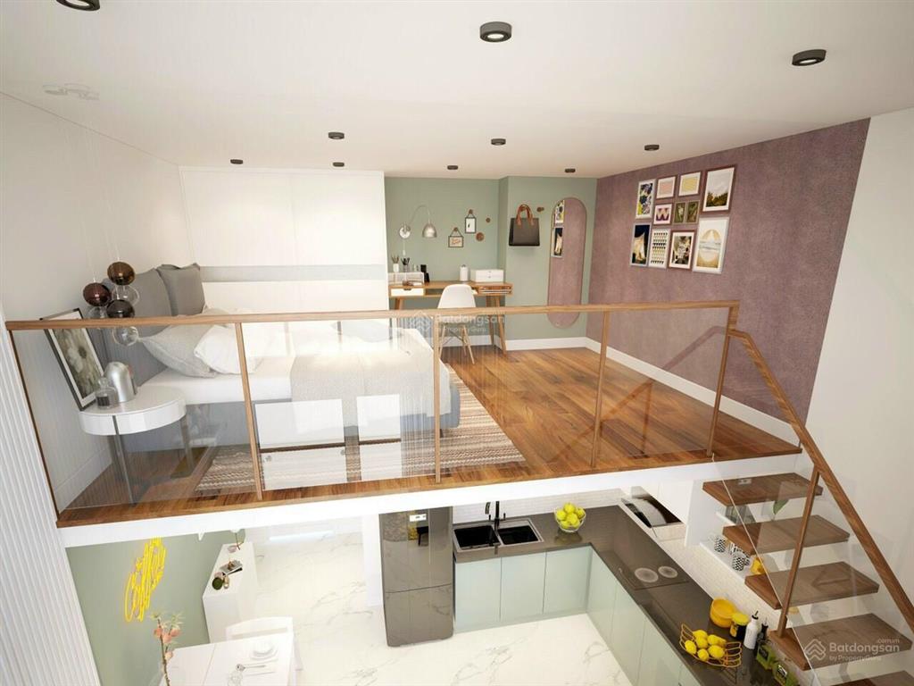 Officetel căn 30,45m2 giá 1tỷ3 thanh toán 70% độ cao trần 5m50 căn hộ mặt tiền tô ngọc vân thủ đức