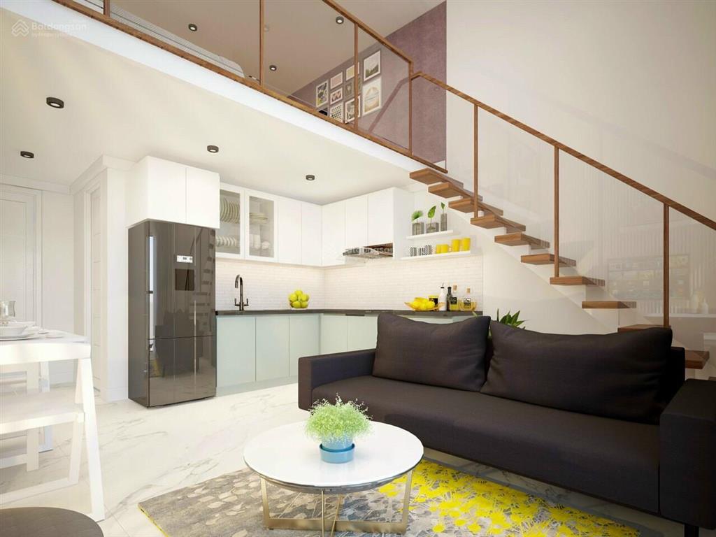 Officetel căn 30,45m2 giá 1tỷ3 thanh toán 70% độ cao trần 5m50 căn hộ mặt tiền tô ngọc vân thủ đức