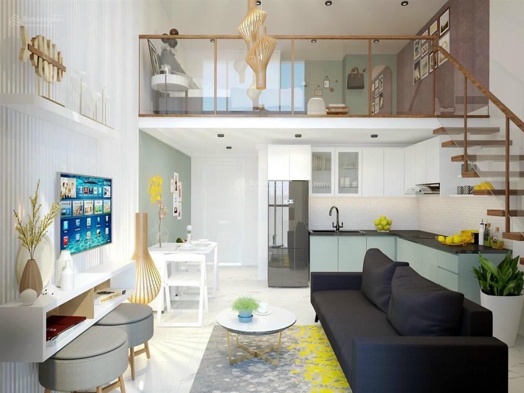 Officetel căn 30,45m2 giá 1tỷ3 thanh toán 70% độ cao trần 5m50 căn hộ mặt tiền tô ngọc vân thủ đức
