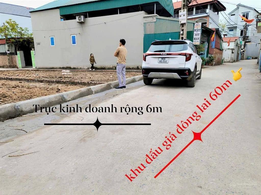 Bán lô đất 2 mặt tiền gần kcn nội bài, 35 triệu / m2, 100m2 đông lai  nội bài .