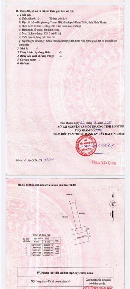 Lô đất siêu đẹp với 80m2 giá chỉ 1 tỷ 990 tại lâm đồng