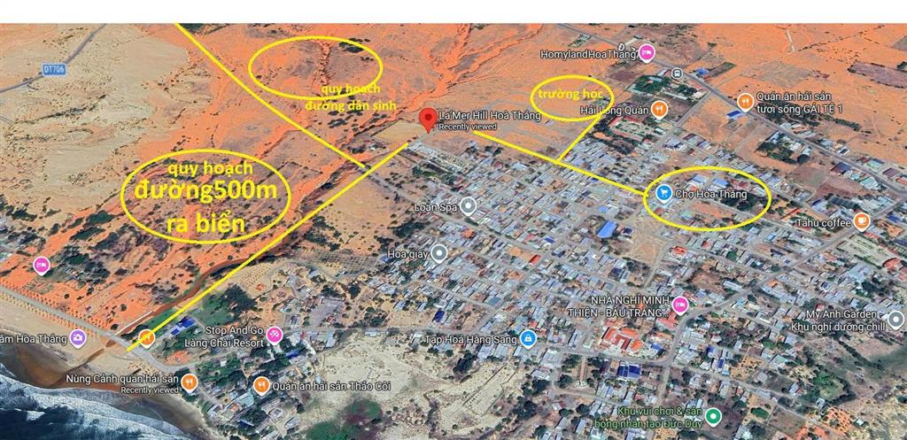 Bán 11.489m2 đất hòa thắng, bắc bình, bình thuận  ngang 96,98m nở hậu 126,38m  giá 35 tỷ