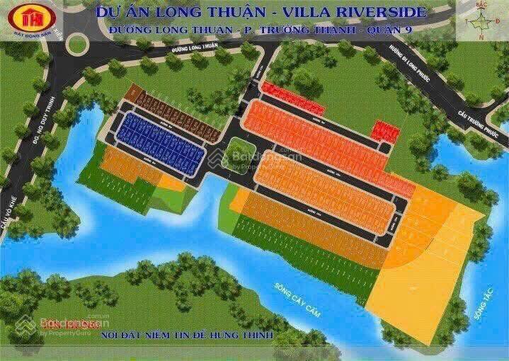 Bán đất kdc long thuận villa riverside, đường long thuận q9