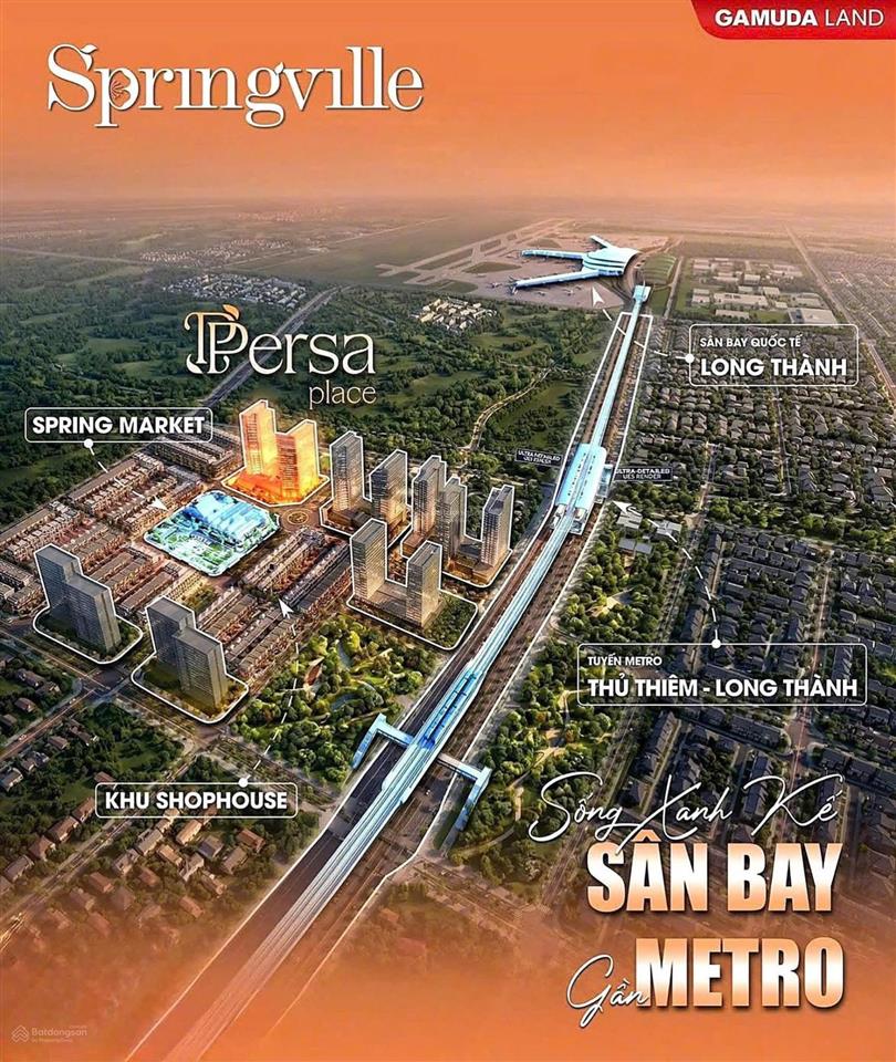 Bán nhà phố spring ville vị trí tốt giá tốt