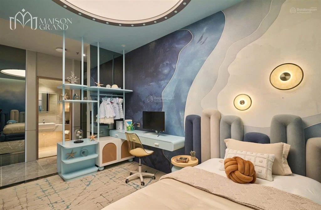 Căn 1 pn + 1, 48.99m2, bàn giao full nội thất, thanh toán theo tiến độ giãn, 50% là nhận nhà
