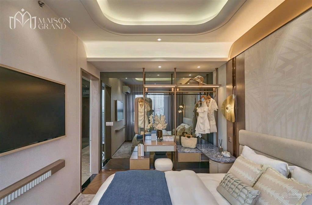 Căn 1 pn + 1, 48.99m2, bàn giao full nội thất, thanh toán theo tiến độ giãn, 50% là nhận nhà