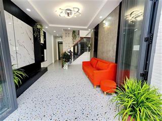 Nhà đẹp hẻm xe hơi đỗ cửa âu dương lân nội thất xịn xò