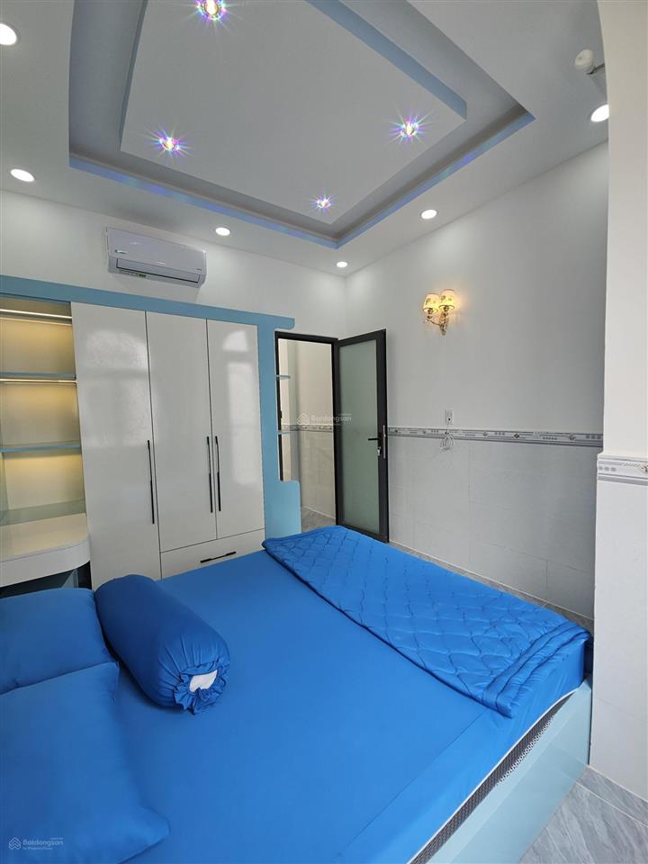Nhà xây mới 3 lầu hẻm 4m hưng phú quận8