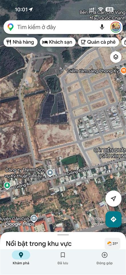 Bán gấp đất tại giồng ao, cần thạnh, 489 tỷ, 7200 m2 thổ cư