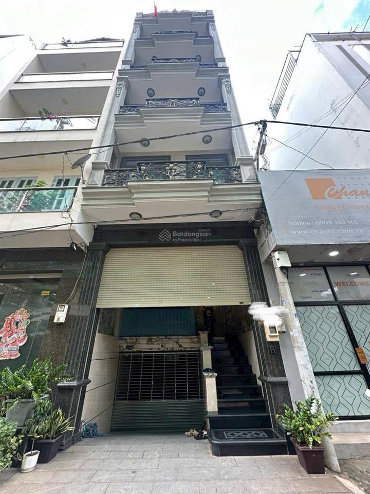 Bán căn nhà mặt tiền đường ngay khu cx bắc hải diện tích 5x15 hầm 7 lầu thang máy giá 28 tỷ