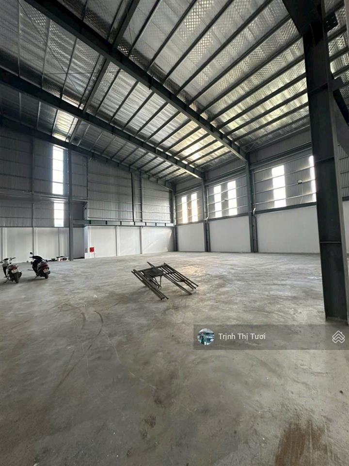 Cho thuê kho xưởng diện tích 1.500m² hệ thống pccc tự động đã nghiệm thu đầy đủ