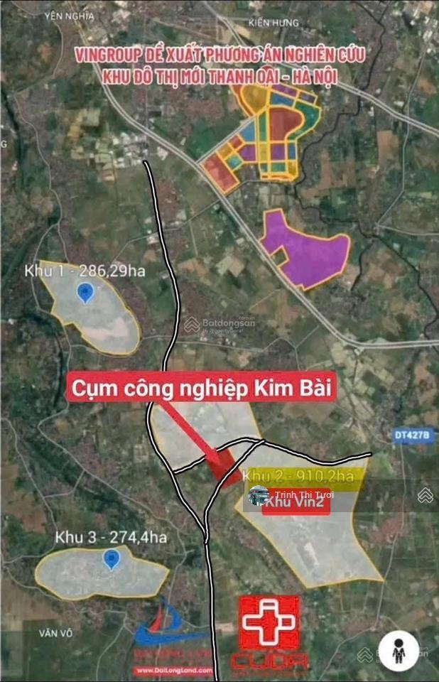 Chủ cần bán nhanh lô đất công nghiệp tại cụm công nghiệp thanh oai, hn giá hơn 9tr/1m2