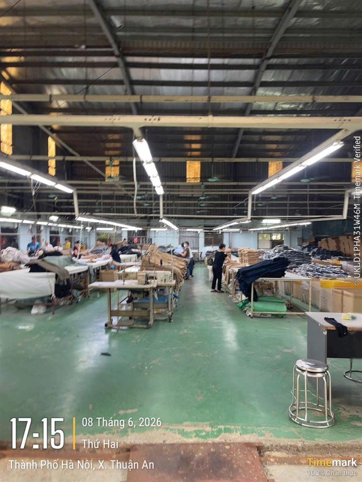 Cho thuê kho xưởng 1800m2 có cẩu trục  cụm công nghiệp chúc sơn, chương mỹ