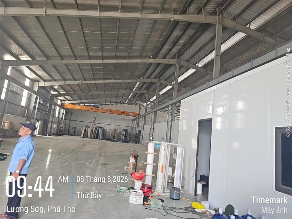 Cho thuê 1.000m2 xưởng cụm cn lương sơn