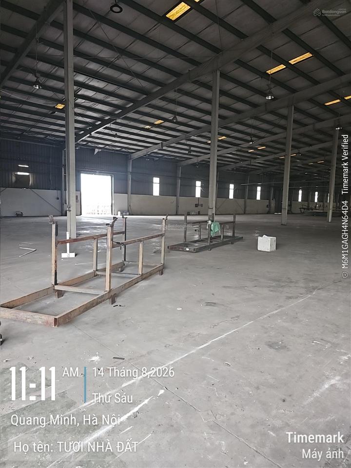 Cho thuê kho xưởng chuẩn công nghiệp kcn quang minh