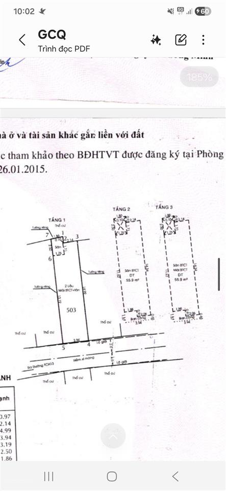Bán gấp nhà riêng 4pn, 5wc, 60,5m2 tại 160/38/7 huỳnh thị hai, tân chánh hiệp, q12, 5,7tỷ
