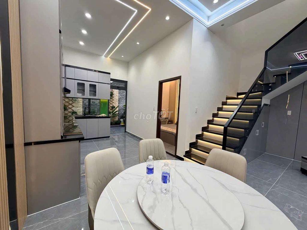 Bán nhà mới xây, đường 7m, (6x21), 1 lầu, 3 PN, Đông Thạnh 4, Hóc Môn